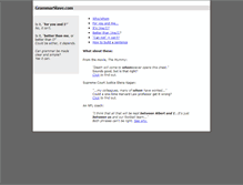 Tablet Screenshot of grammarslave.com